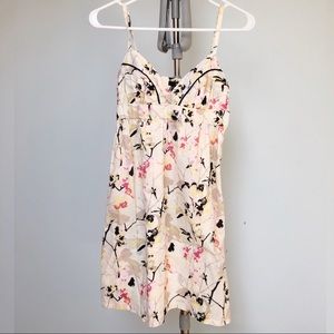 H&M printed flower mini dress